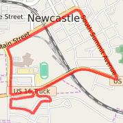 A  route mapped on Thu May 2 2013