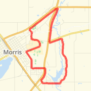A 7.87 mi Run / Jog mapped on Thu May 02 2013