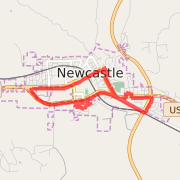 A  route mapped on Fri May 3 2013
