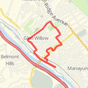 A 2.89 mi Run / Jog mapped on Fri May 03 2013