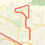 6.4 miles - Springville Rd lollipop