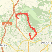Paris Mountain repeats (x3 the West ascent)