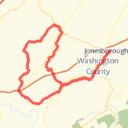 Jonesborough Easyspin route