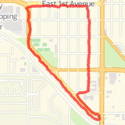 A 2.4 mi Run / Jog mapped on Sat Feb 02 2013