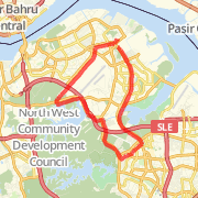 A 15 mi Run / Jog mapped on Sun May 05 2013