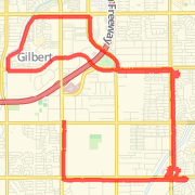18.13 mi Road Cycling in Gilbert on May 5, 2013 8:30 AM