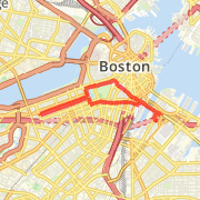 A 4.68 mi Run / Jog mapped on Sun May 05 2013