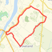 A 7.56 mi Run / Jog mapped on Sun May 5 2013