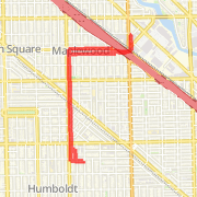 A  route mapped on Sun May 05 2013