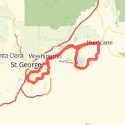A 55.58 mi Bike Ride mapped on Sun May 05 2013