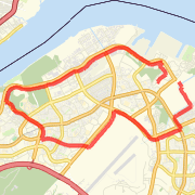 A 11.06 mi Run / Jog mapped on Mon May 06 2013