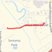 A walk mapped on 07/25/2010