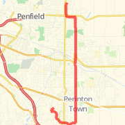 A  route mapped on Mon May 06 2013