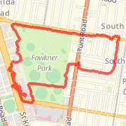 5.55km walk on 7/05/13