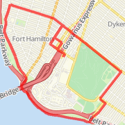 A 5.92 mi Run / Jog mapped on Tue May 07 2013
