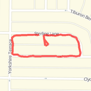 0.46mi walk on 5/7/13