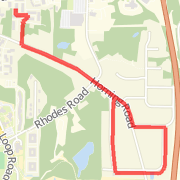 A 2.47 mi Run / Jog mapped on Wed May 08 2013