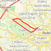 A  route mapped on Wed May 08 2013