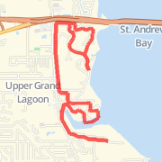A 6.61 mi Run / Jog mapped on Wed May 08 2013