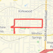 A  route mapped on Wed May 08 2013