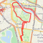 2013_05_03 Fawkner Park to The Tan return