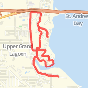 A 5.77 mi Run / Jog mapped on Thu May 09 2013