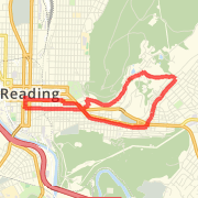 A 6.98 mi Run / Jog mapped on Thu May 9 2013