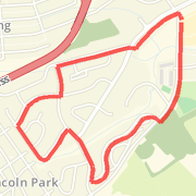 A 2.47 mi Run / Jog mapped on Thu May 9 2013