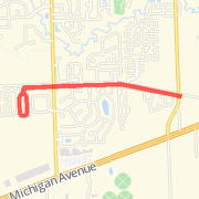 3 mile route
