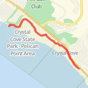 4 mile Crystal Cove to end of route