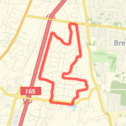 Brentwood YMCA / Brenthave almost 8 miler