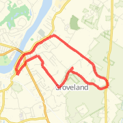 A 7.13 mi Run / Jog mapped on Sat May 11 2013