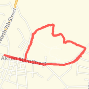 3.61 mi power walk on 5/11/2013