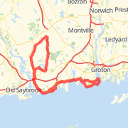 A 60.94 mi Bike Ride mapped on Sun May 12 2013