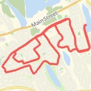 14.25 km Road Cycling in Dartmouth on 2013-05-12 11:38 AM