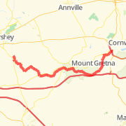 A 15.16 mi Run / Jog mapped on Sun May 12 2013