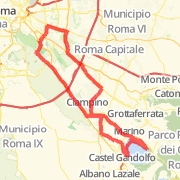 Tor Pignattara->Appia Pign.->V.Laghi->Lago Albano->C.Gand.->Ciamp->Ritorno