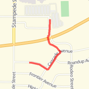 A  route mapped on Mon May 13 2013
