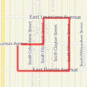 A 0.97 mi Walk mapped on Mon May 13 2013