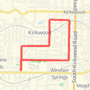 A  route mapped on Mon May 13 2013