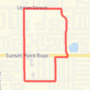 A 2.4 mi Run / Jog mapped on Tue May 14 2013