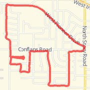 Sherwood Forest Loop 3.56 mi run on 05/14/2013