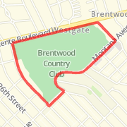 Loop around Brentwood Country Club