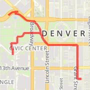 A 0.61 mi Walk mapped on Tue May 14 2013