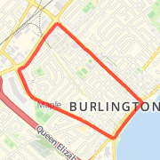 BRC-Tim - Burlington - Maple/Lakeshore to Fairview to Brant to Lakeshore to Maple
