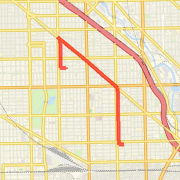 A  route mapped on Tue May 14 2013