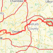 Krispy Kream(midtown) to Stone Mountain