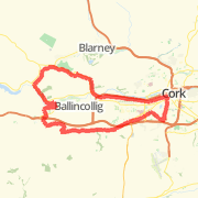 A 34.86 km Bike Ride mapped on Wed May 15 2013