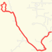 Backside of Green Mountain Climb