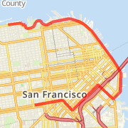 SF Bender'ss casa around to GG and back